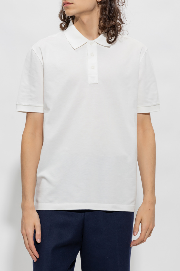 ［25ss新作］BOTTEGA VENETA T-shirt and polos White Bottega Veneta Polo shirt for Men SS25 | GIGLIO.COM